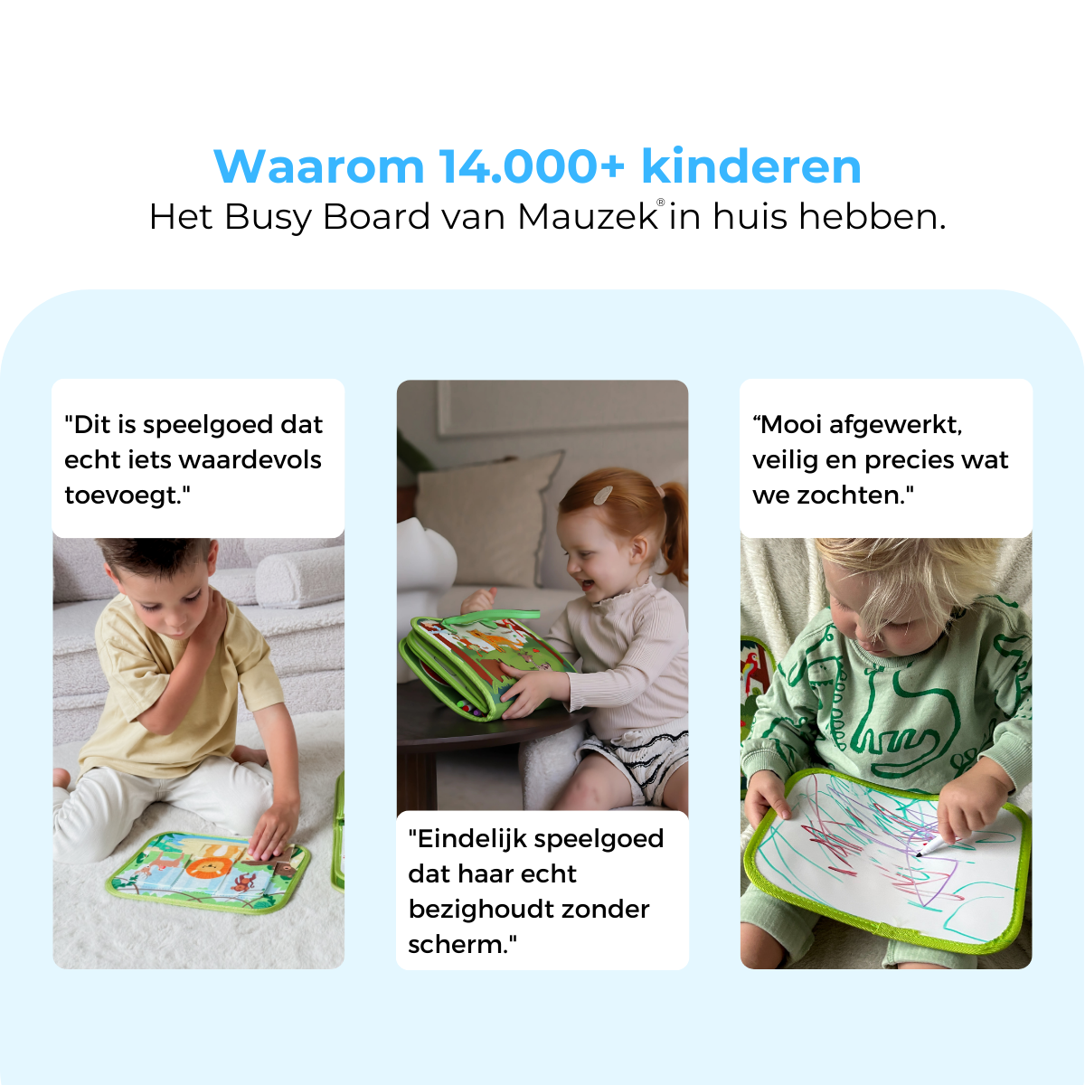 Mauzek Busy Board Bos - Activiteitenboek - Nederlands
