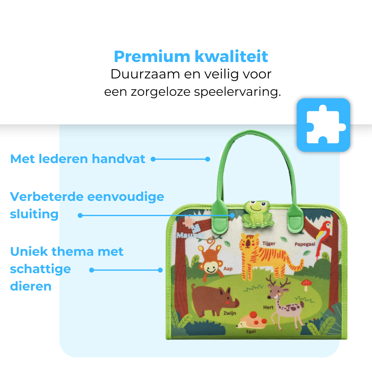 Mauzek Busy Board Bos - Activiteitenboek - Nederlands