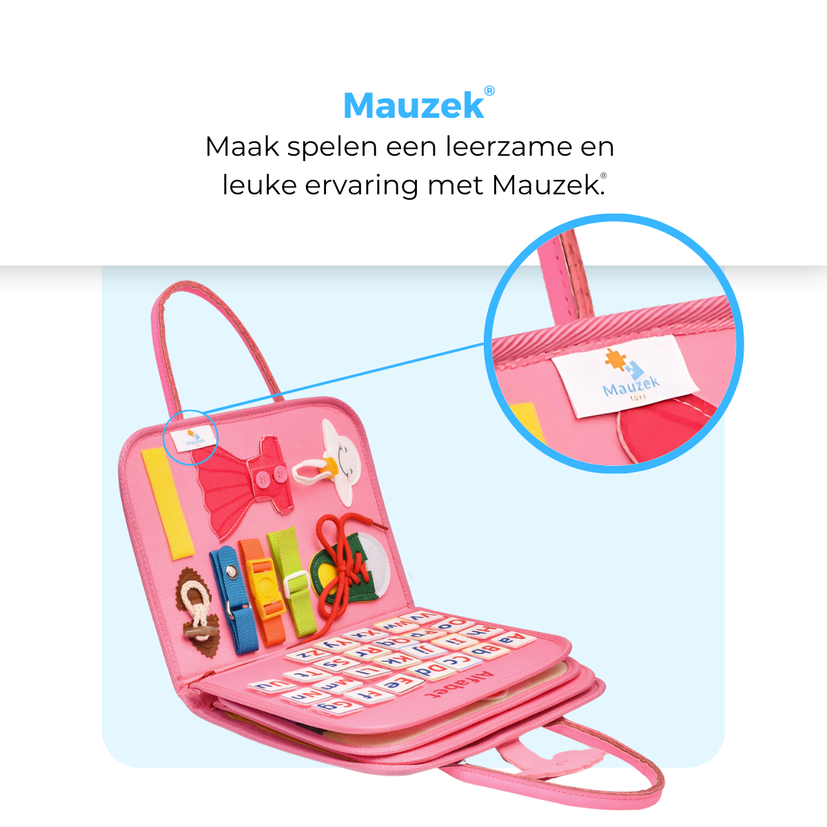 Mauzek Busy Board Fantasie - Activiteitenboek - Nederlands