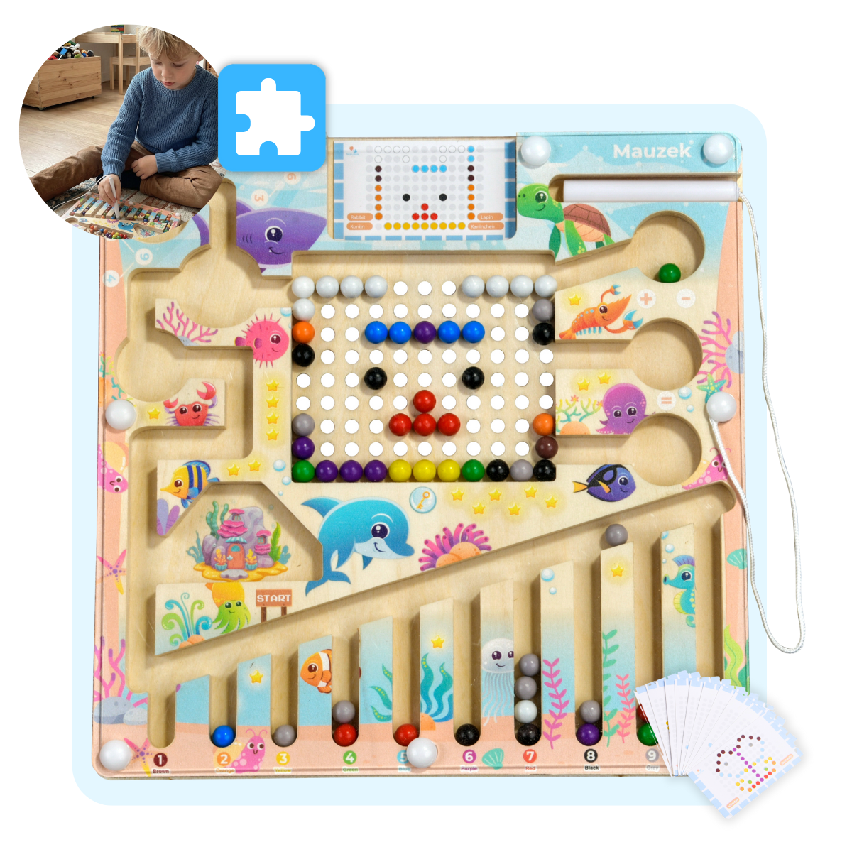 Mauzek Magnetisch Doolhof Oceaan