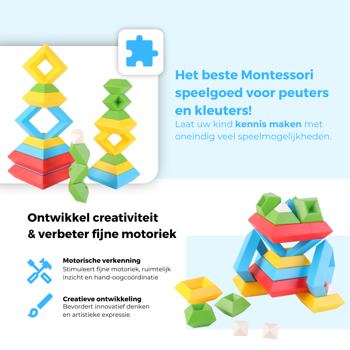 Mauzek Stapelstenen – 30 stuks