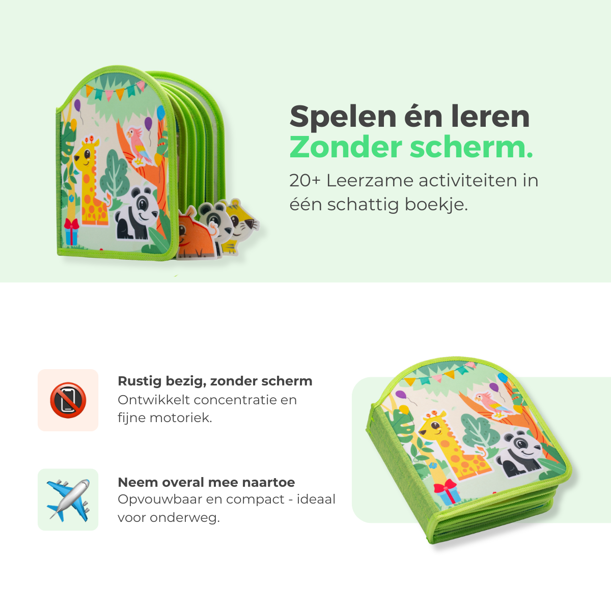 Mauzek Activiteitenboek - Bos Editie (1-3 jaar)