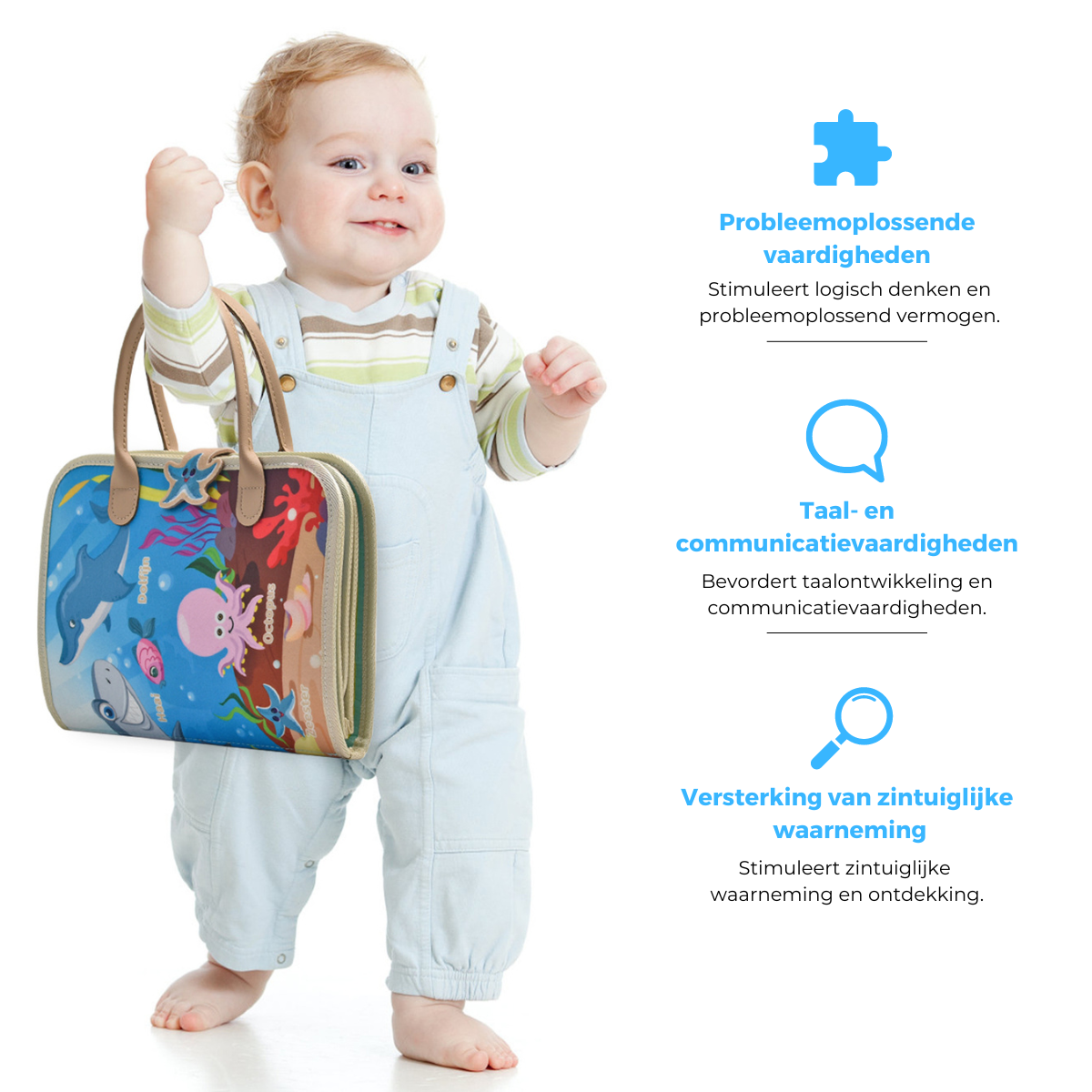 Mauzek Busy Board Oceaan - Activiteitenboek - Nederlands