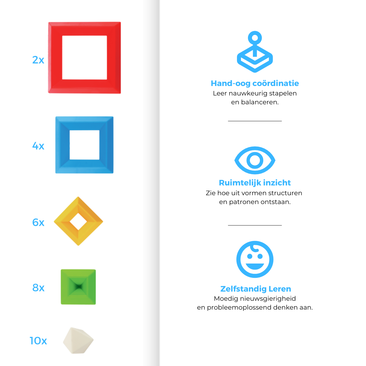 Mauzek Stapelstenen – 30 stuks