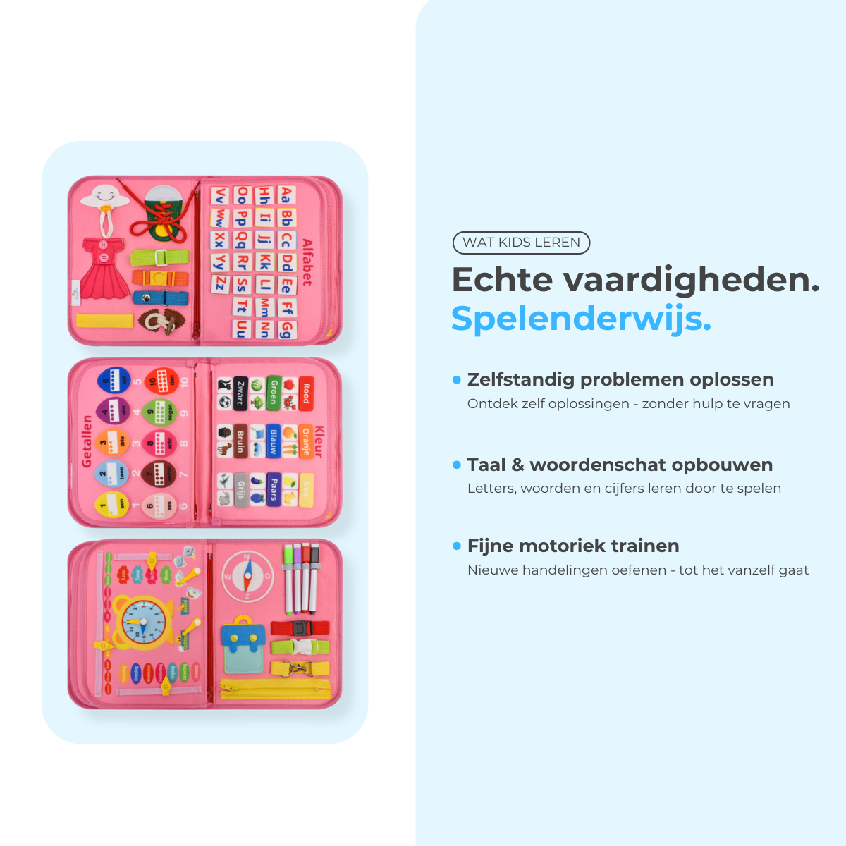 Mauzek Busy Board Fantasie - Activiteitenboek - Nederlands
