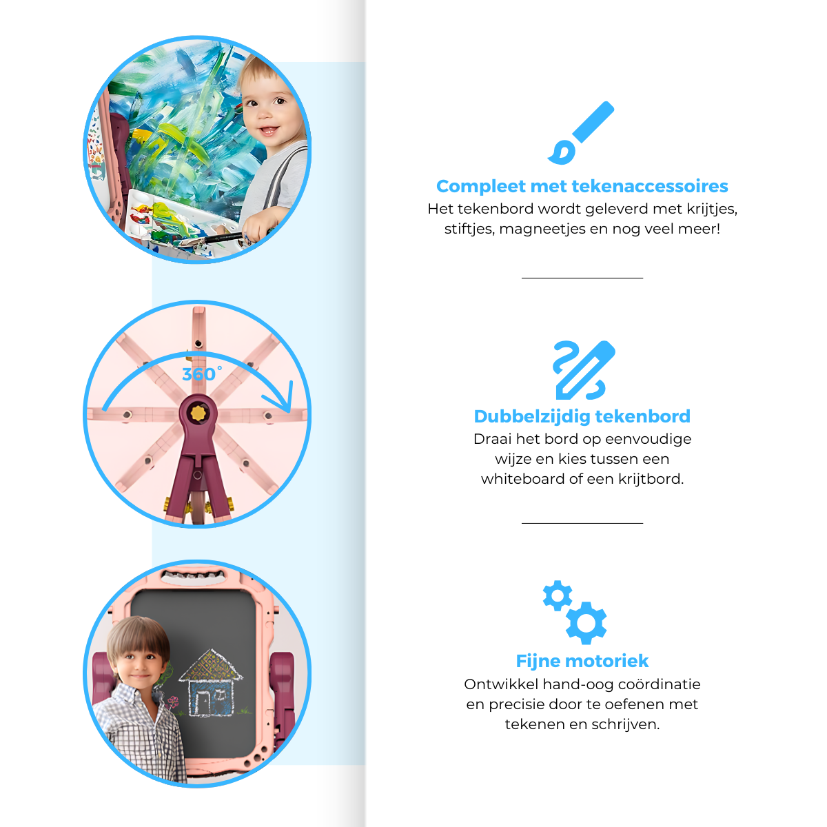 Mauzek Tekenbord Roze