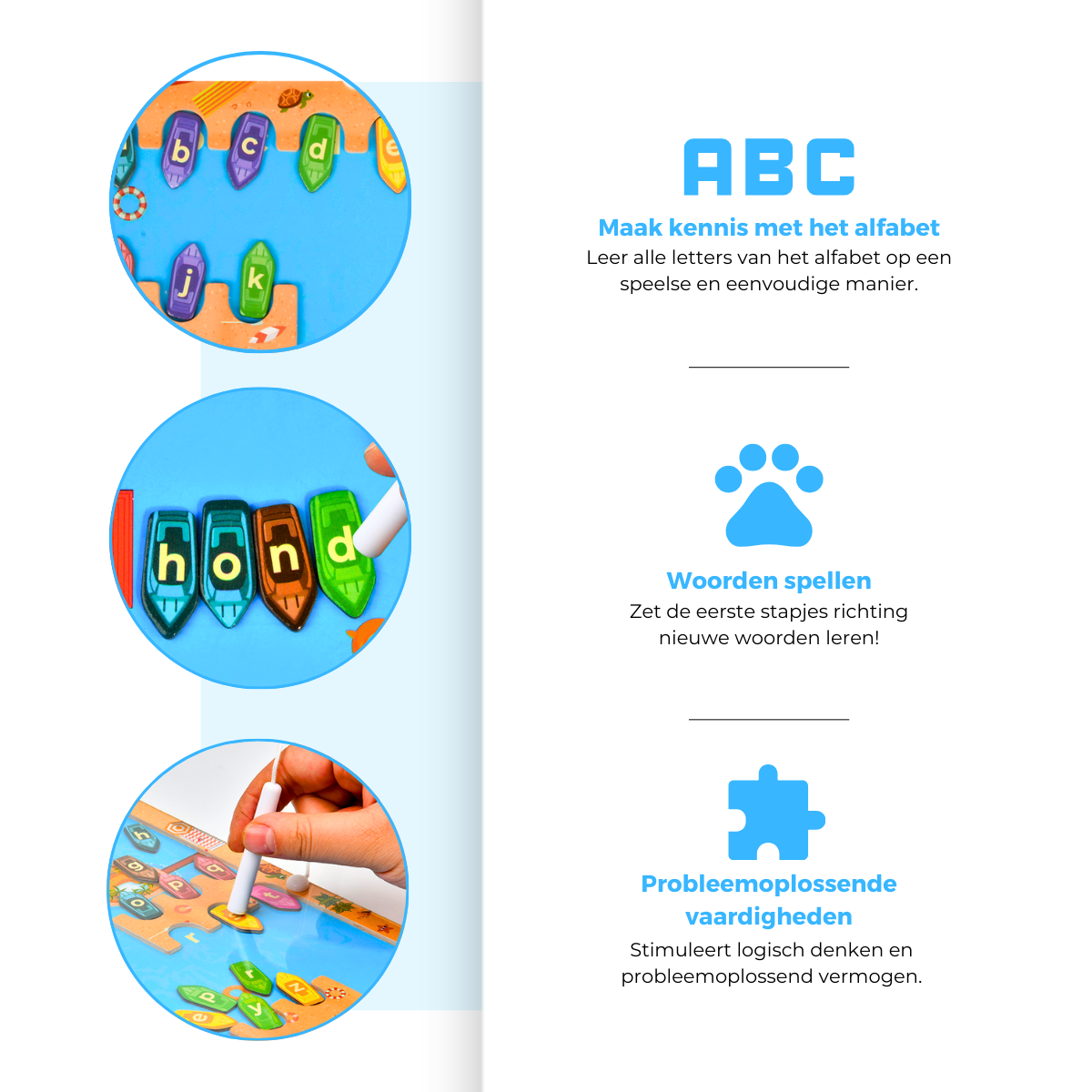 Mauzek Magnetisch Doolhof Alfabet