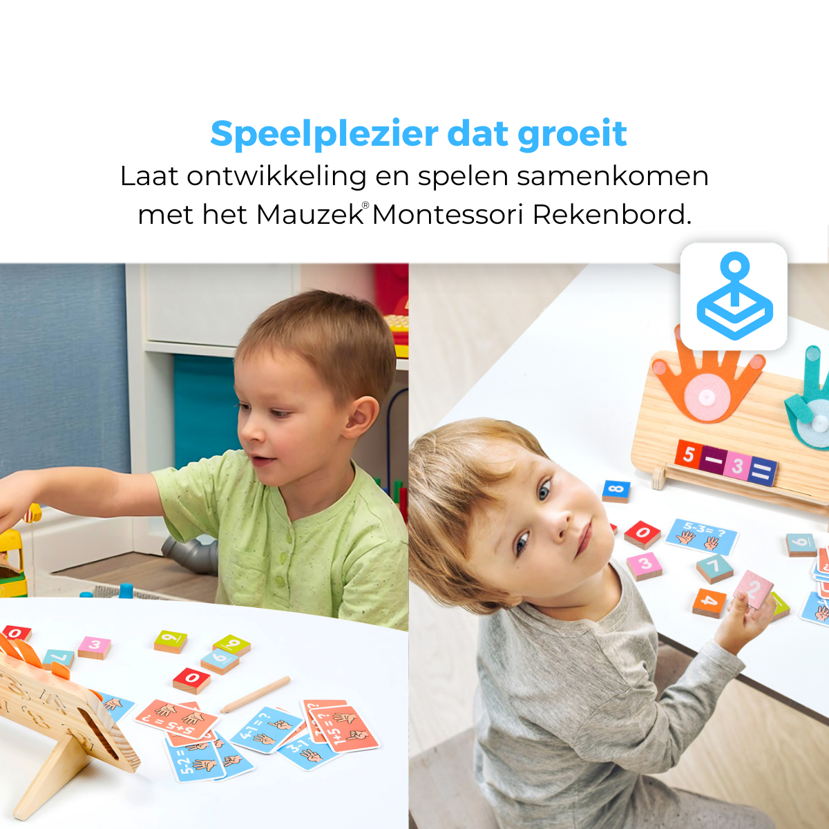 Mauzek Dubbelzijdig Rekenbord