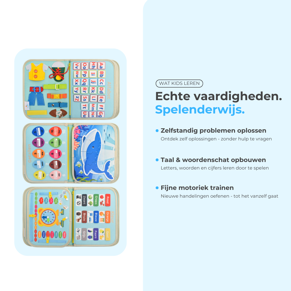 Mauzek Busy Board Oceaan - Activiteitenboek - Nederlands