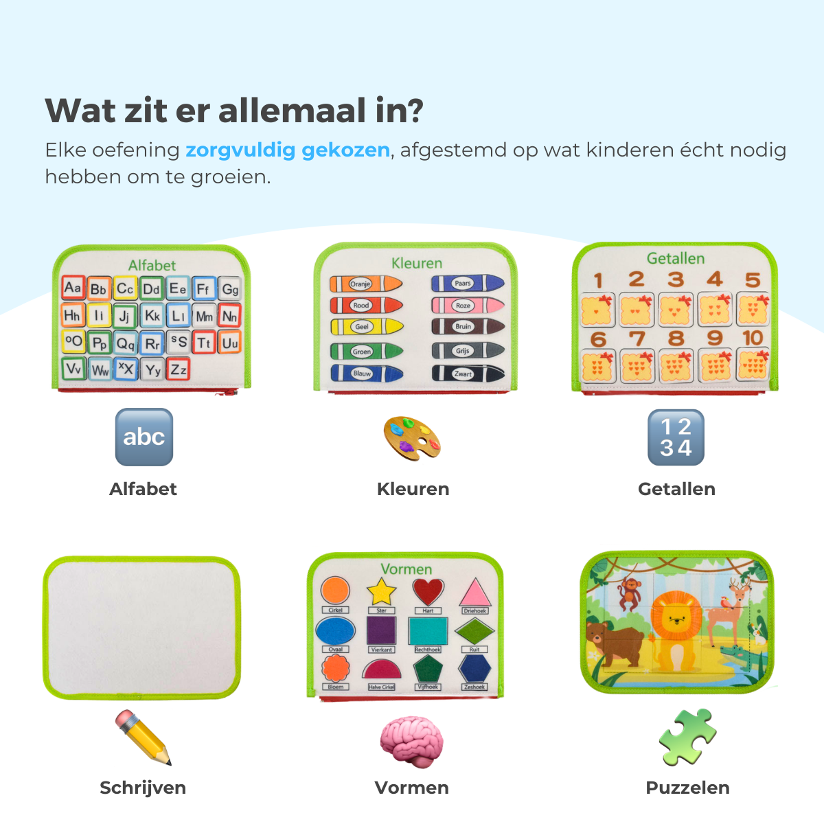 Mauzek Busy Board Bos - Activiteitenboek - Nederlands