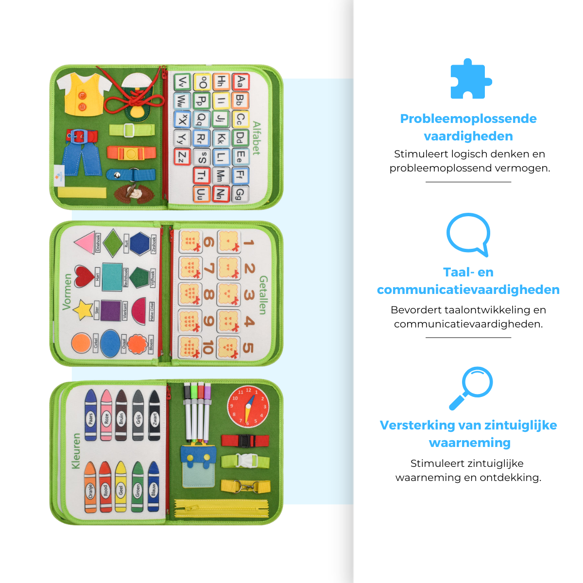 Mauzek Busy Board Bos - Activiteitenboek - Nederlands