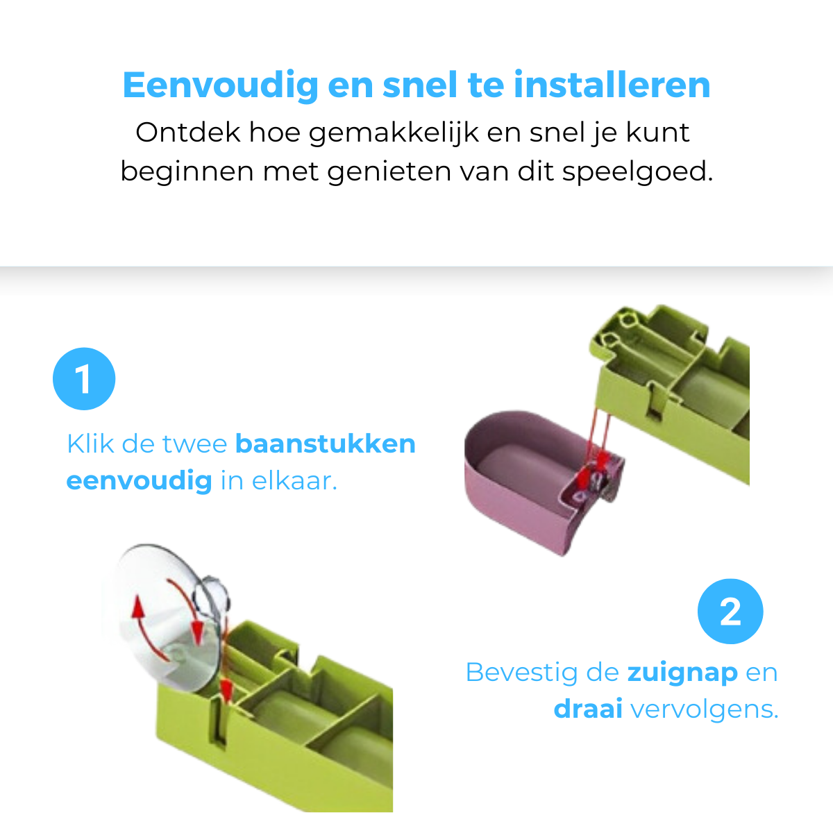 Mauzek Badspeelgoed – Montageset 48-delig