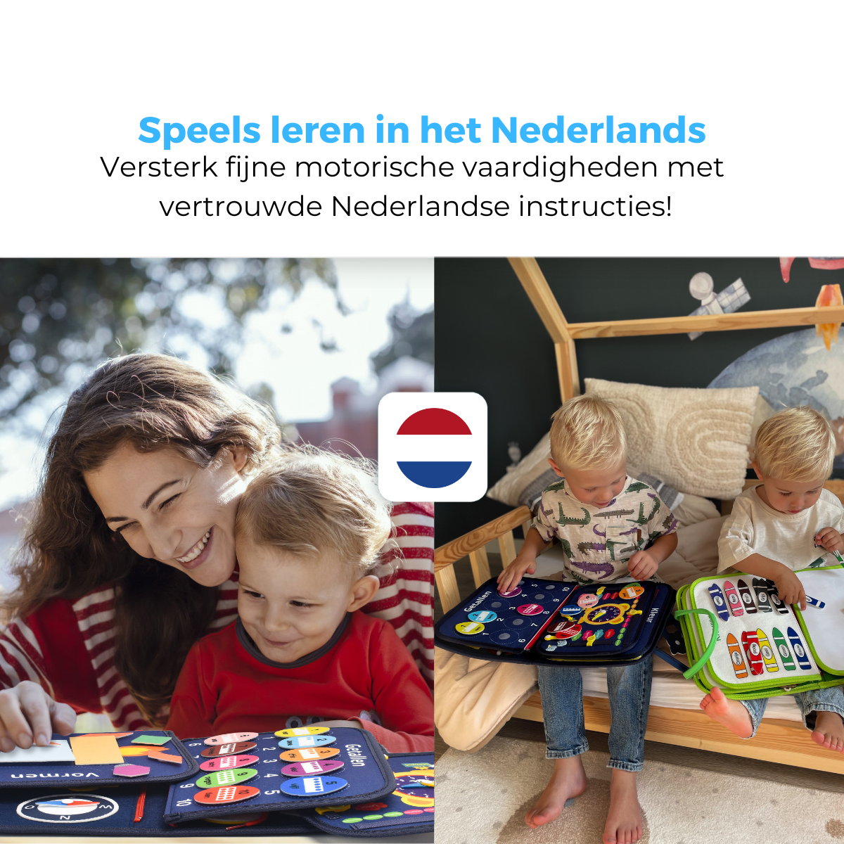 Mauzek Busy Board Ruimte - Activiteitenboek - Nederlands