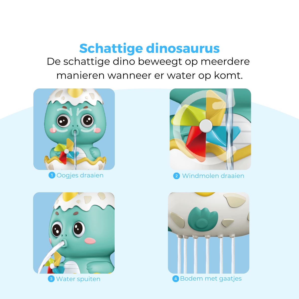 Mauzek Badspeelgoed Dinosaurus