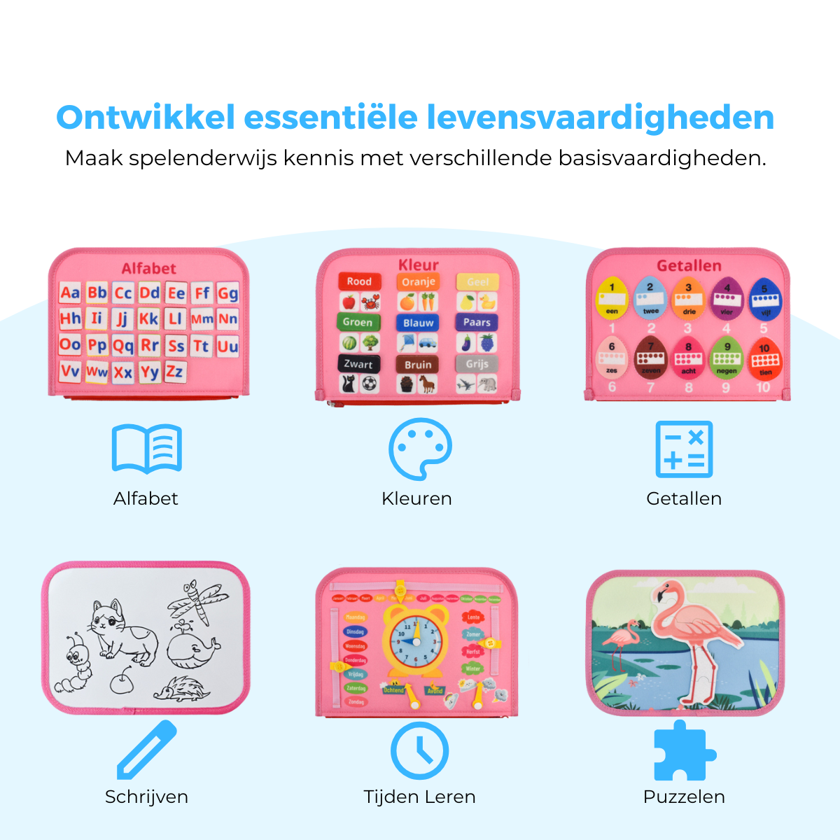 Mauzek Busy Board Fantasie - Activiteitenboek - Nederlands