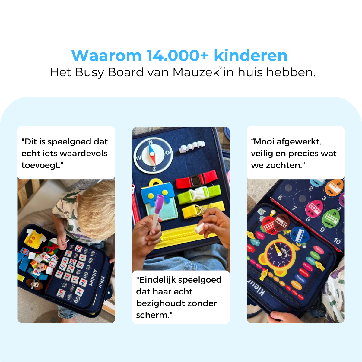 Mauzek Busy Board Ruimte - Activiteitenboek - Nederlands