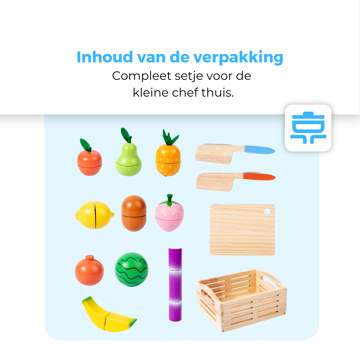 Mauzek Groente- en Fruitspeelset
