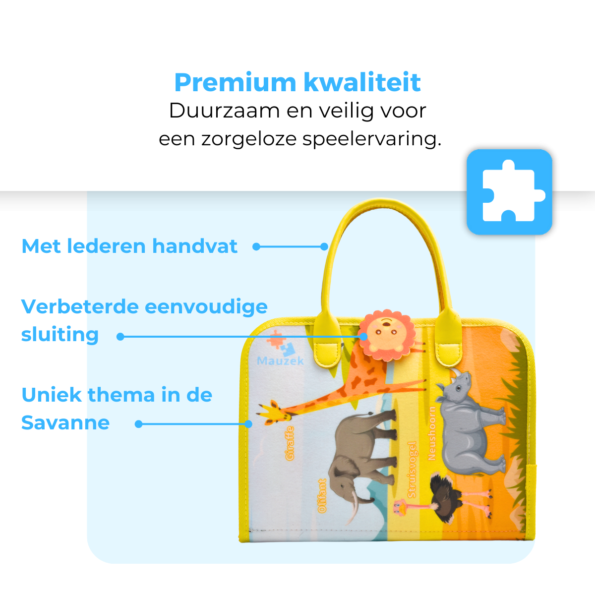 Mauzek Busy Board Savanne - Activiteitenboek - Nederlands