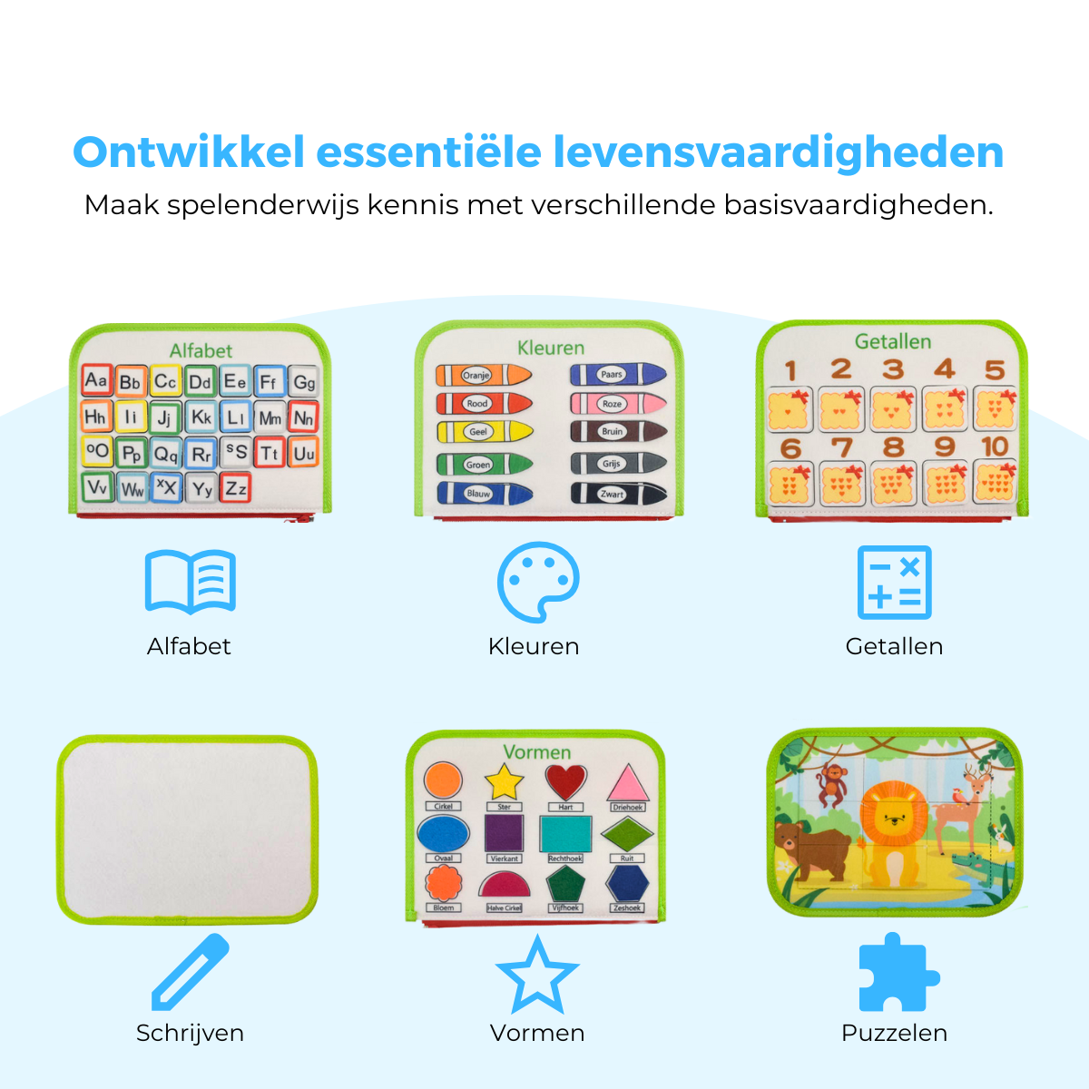 Mauzek Busy Board Bos - Activiteitenboek - Nederlands