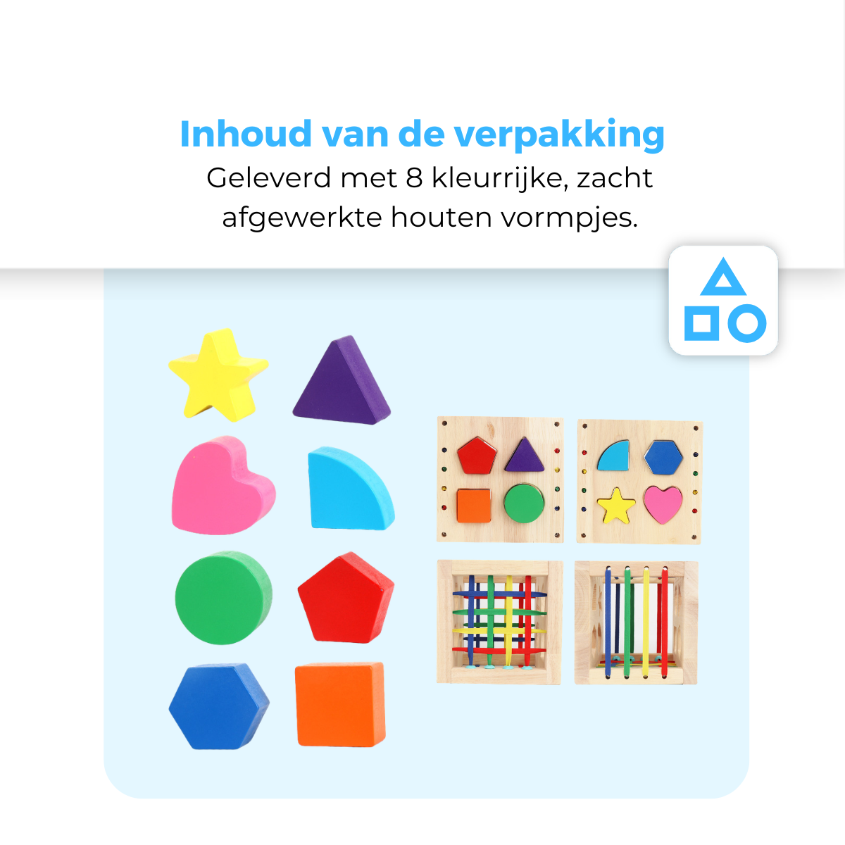 Mauzek Houten Activiteiten Kubus