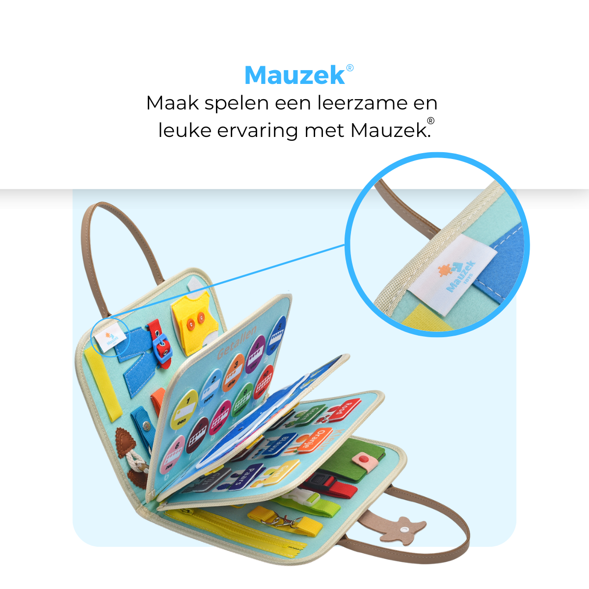 Mauzek Busy Board Oceaan - Activiteitenboek - Nederlands