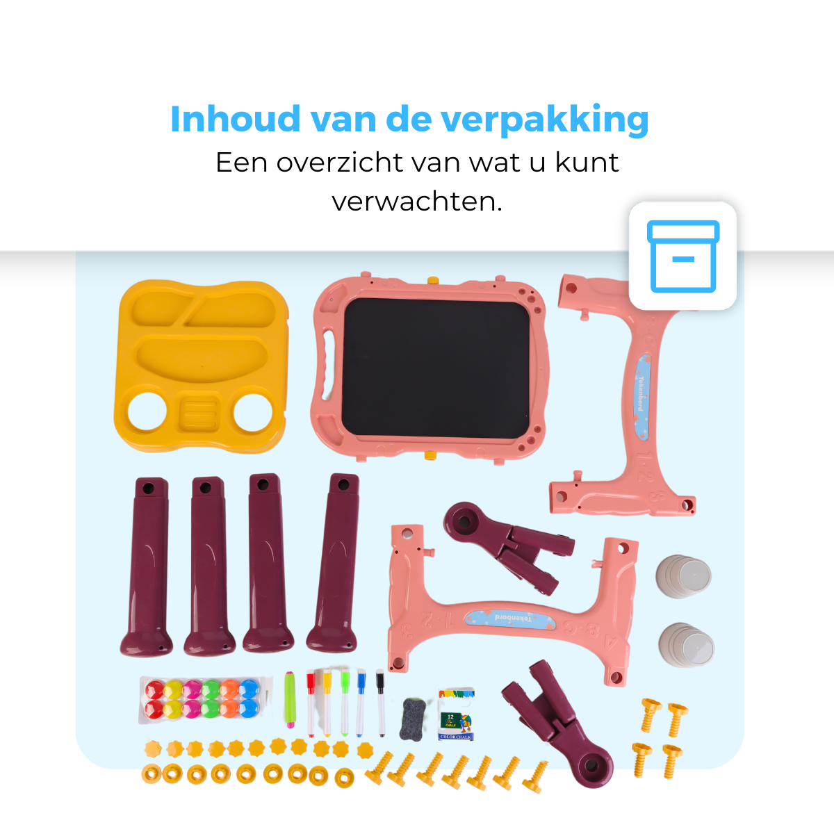 Mauzek Tekenbord Roze