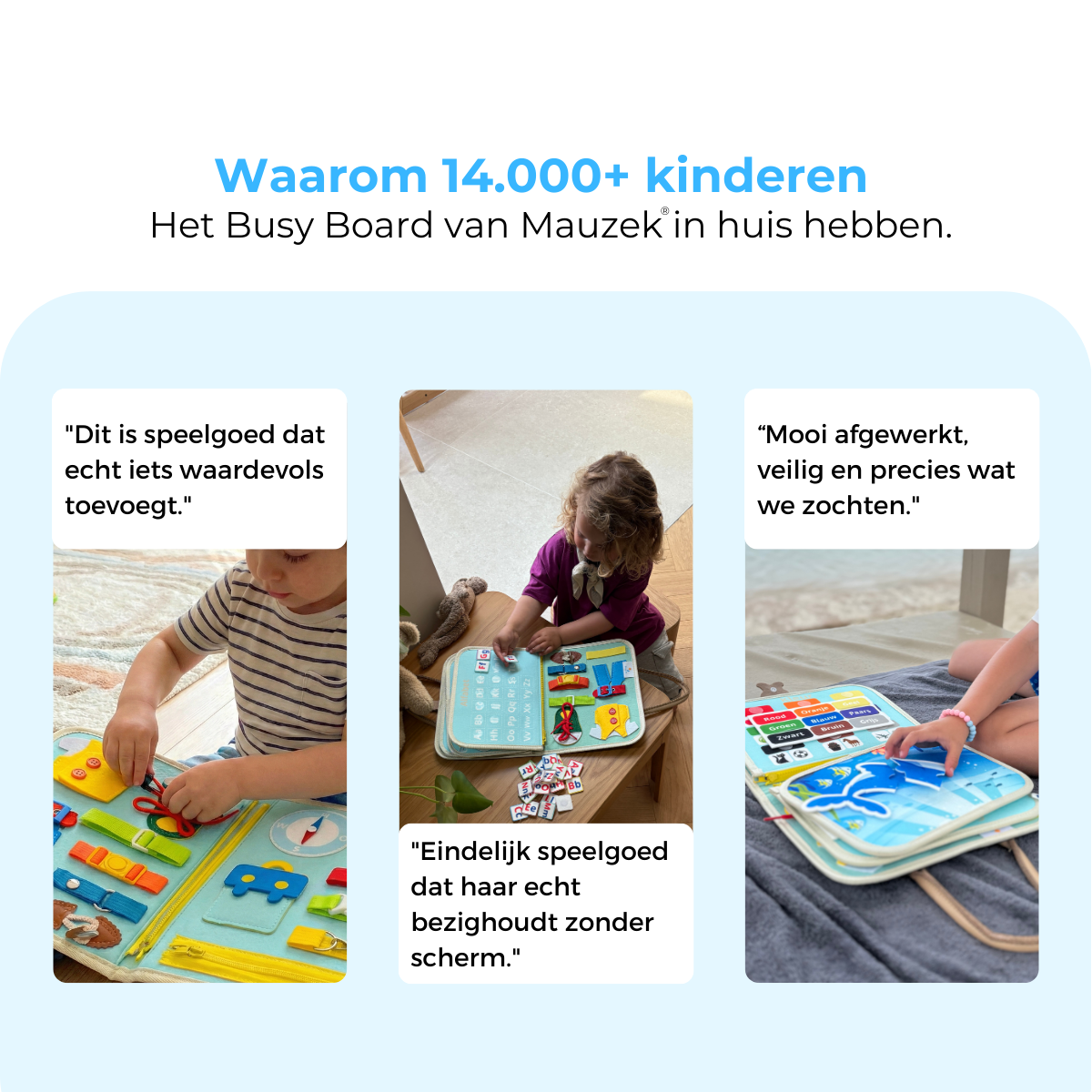 Mauzek Busy Board Oceaan - Activiteitenboek - Nederlands