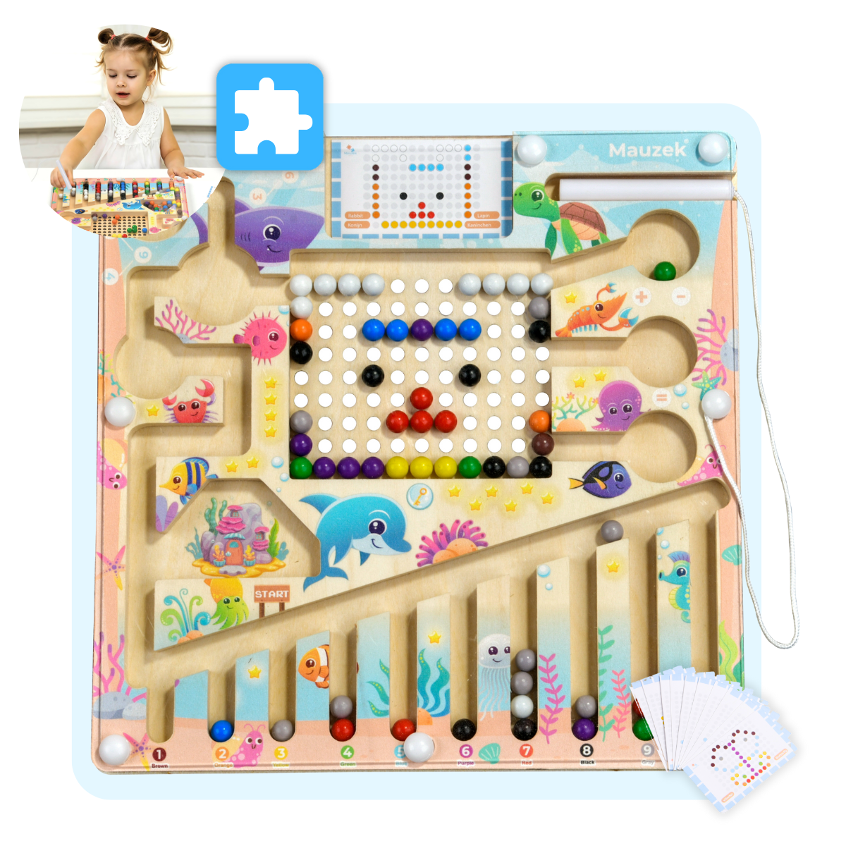 Mauzek Magnetisch Doolhof Oceaan