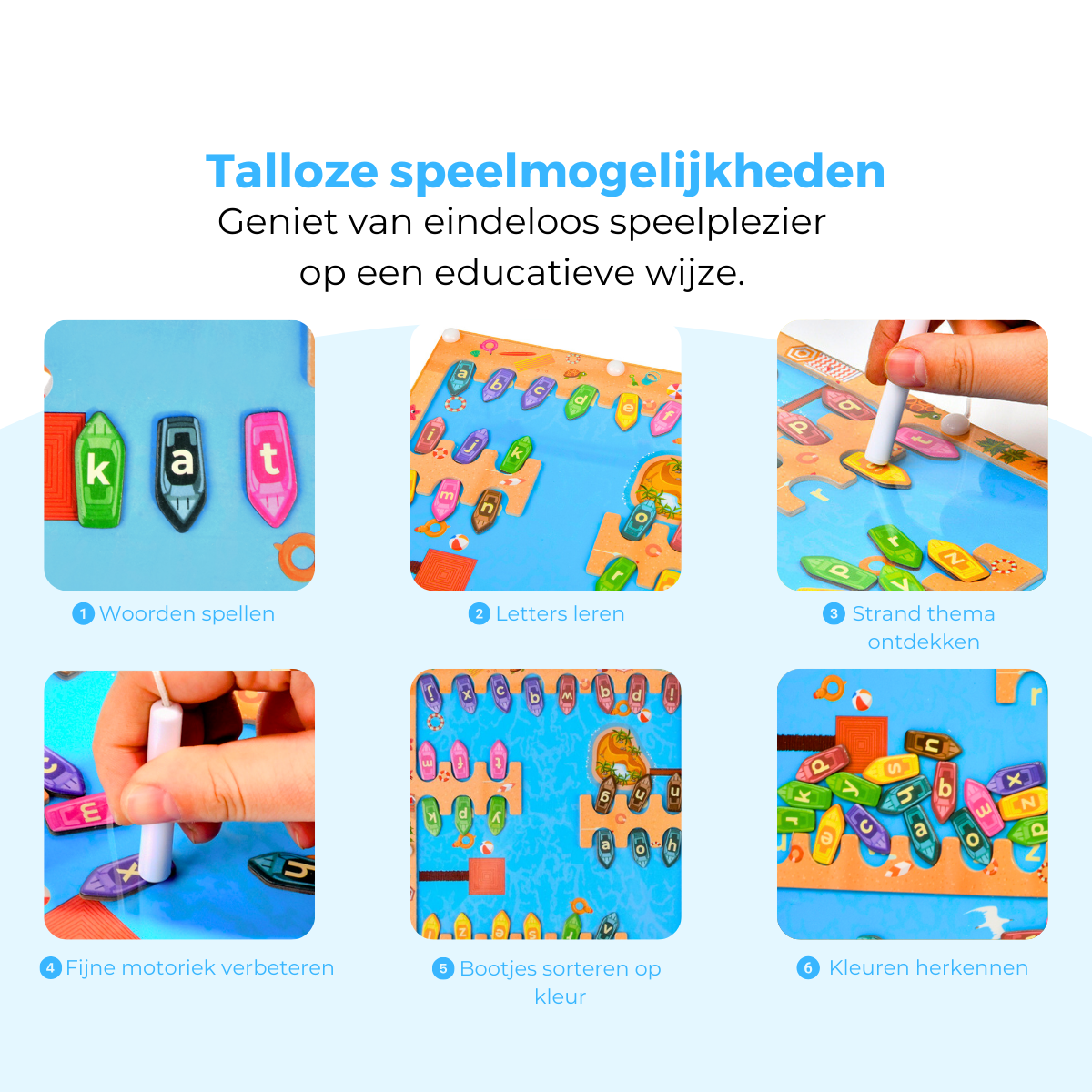 Mauzek Magnetisch Doolhof Alfabet