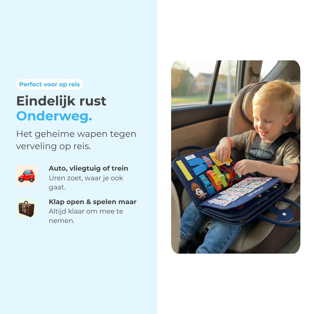 Mauzek Busy Board Ruimte - Activiteitenboek - Nederlands