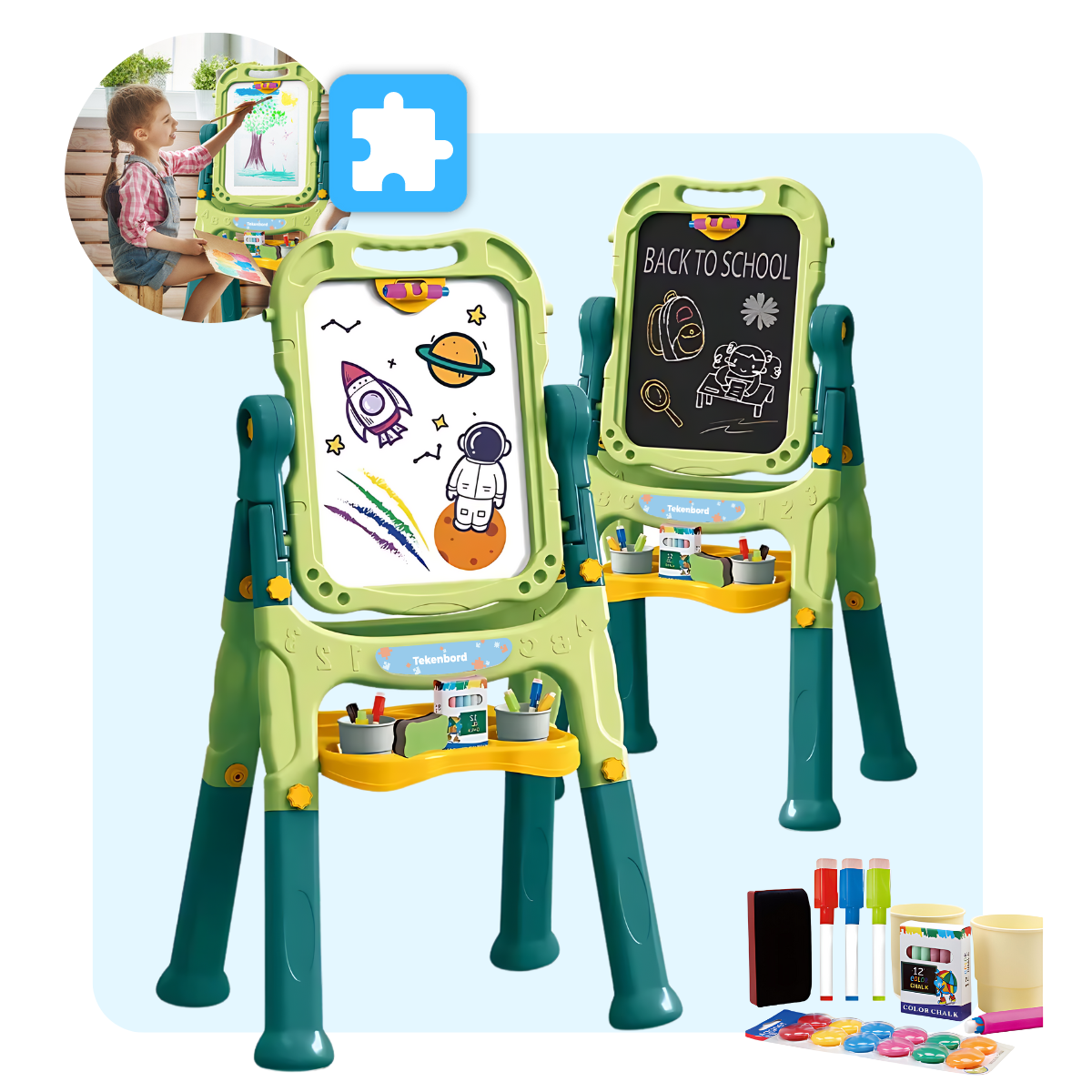 Mauzek Tekenbord Groen