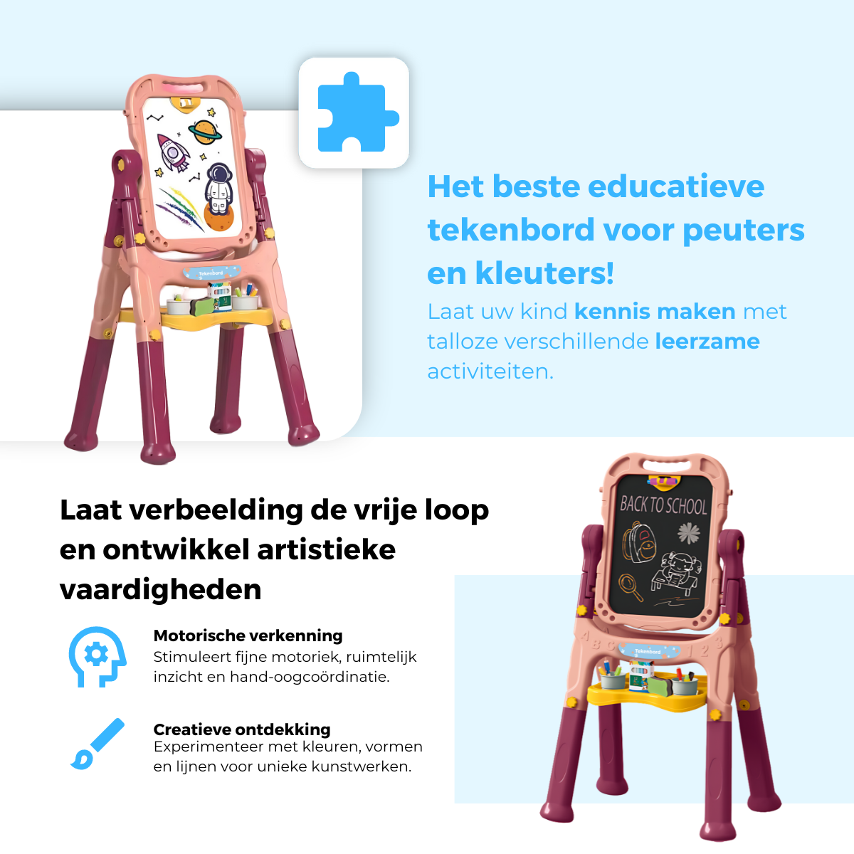 Mauzek Tekenbord Roze