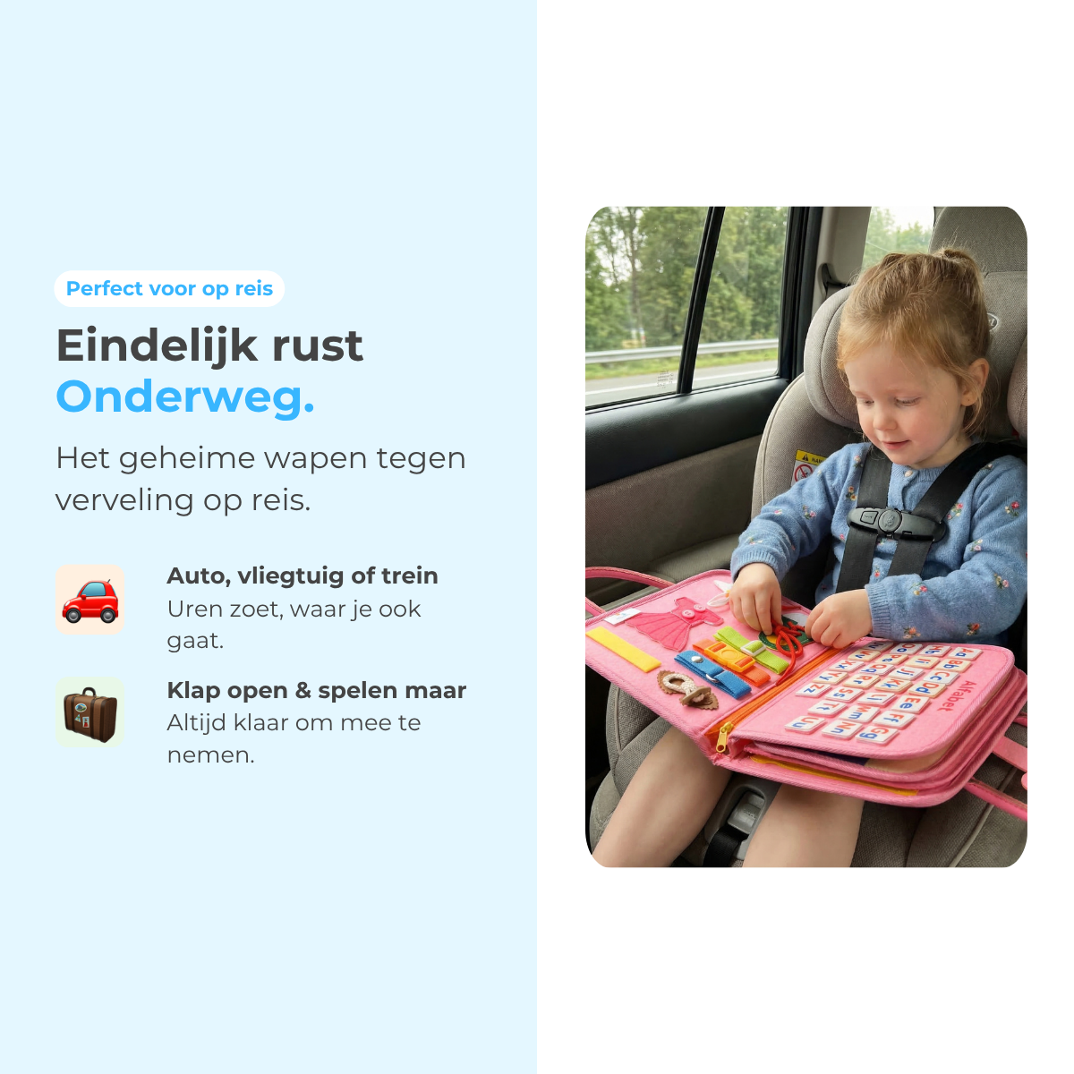 Mauzek Busy Board Fantasie - Activiteitenboek - Nederlands