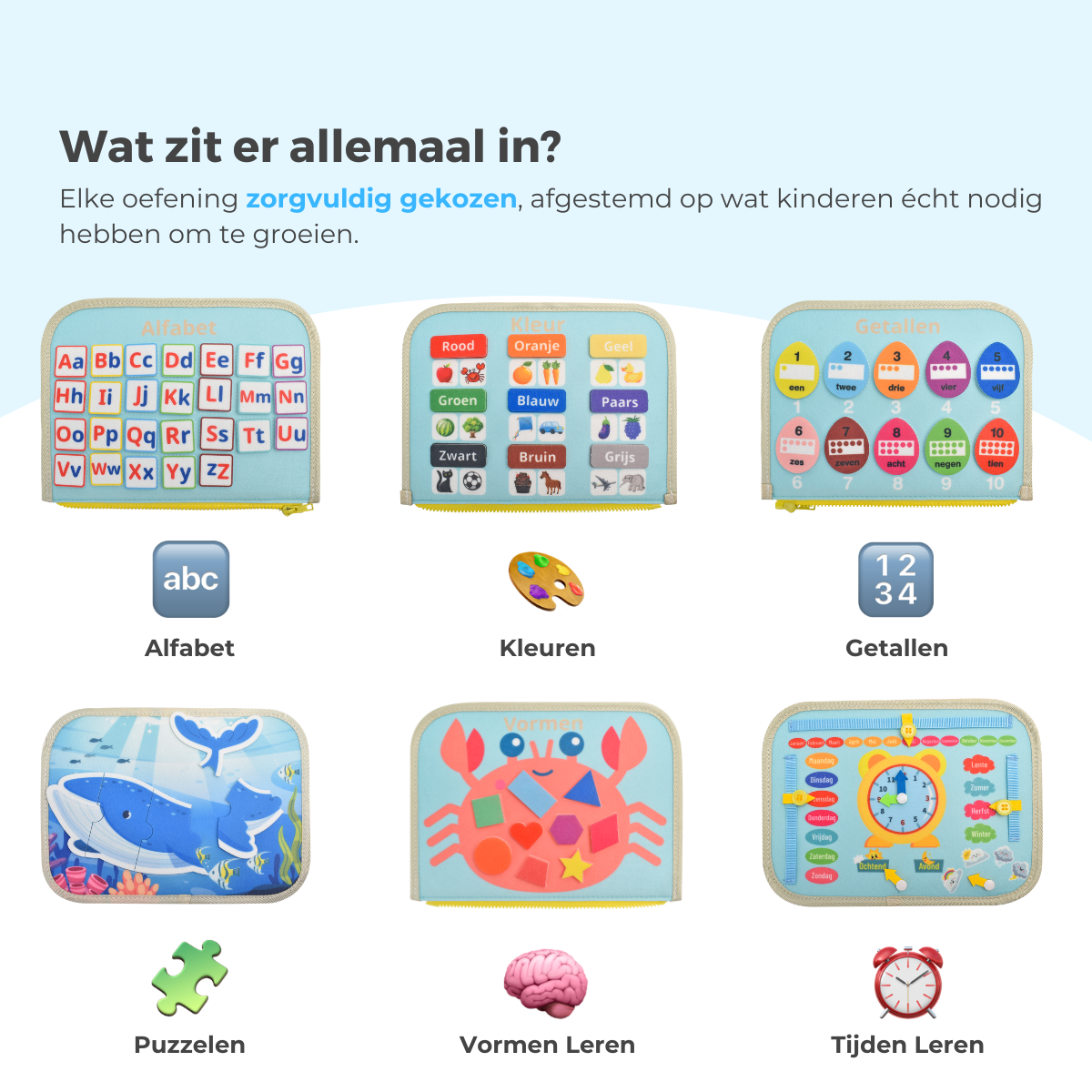 Mauzek Busy Board Oceaan - Activiteitenboek - Nederlands
