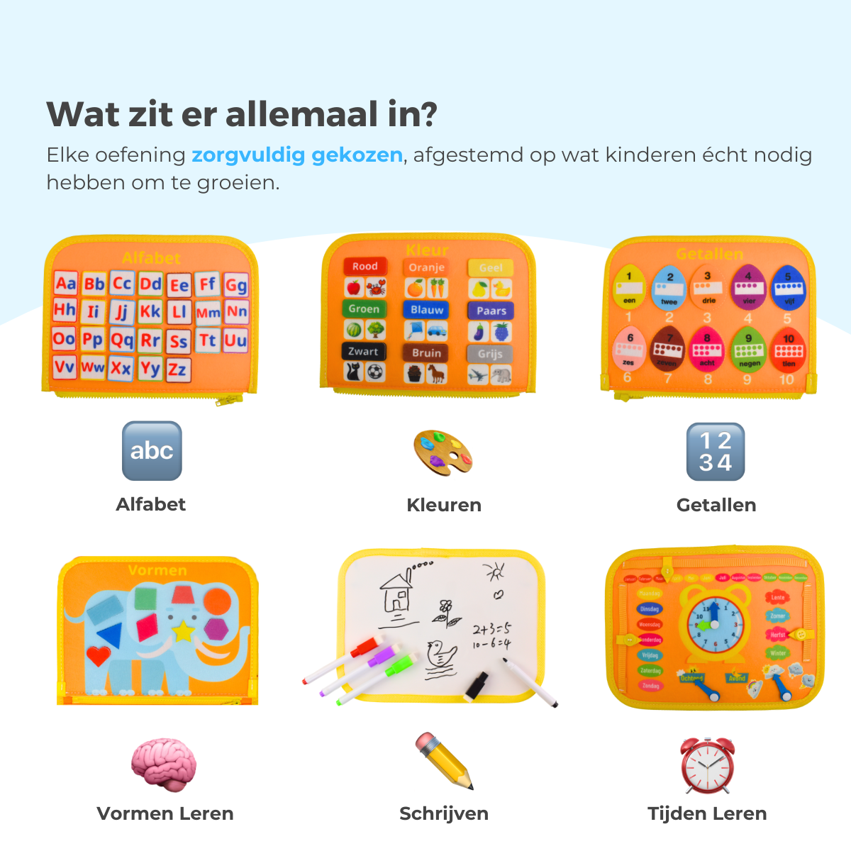 Mauzek Busy Board Savanne - Activiteitenboek - Nederlands