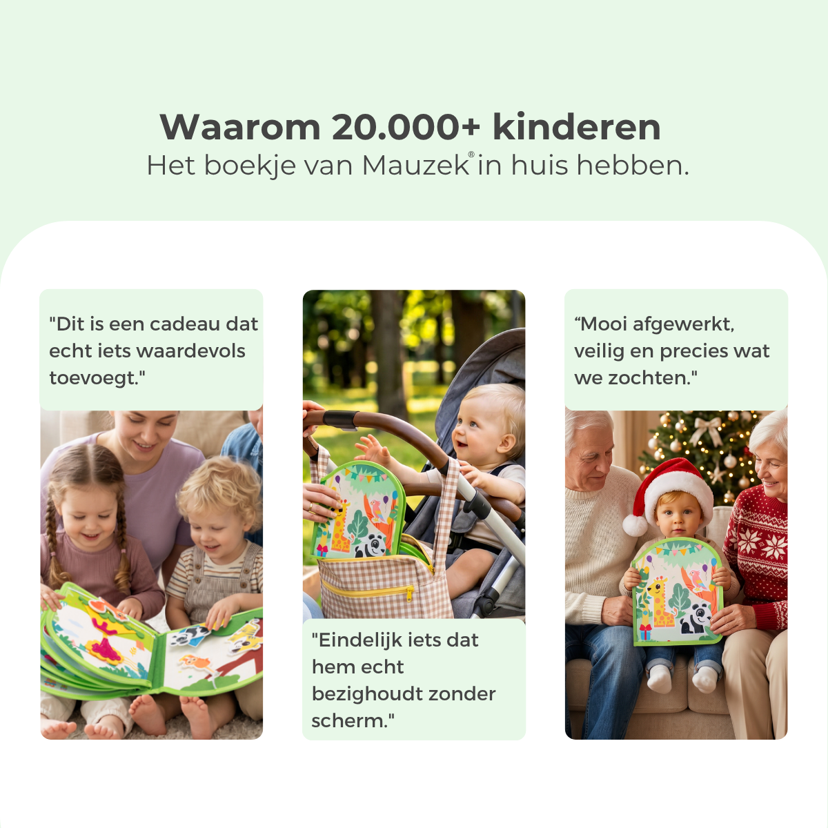 Mauzek Activiteitenboek - Bos Editie (1-3 jaar)