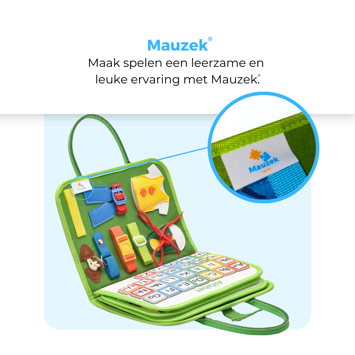 Mauzek Busy Board Bos - Nederlands
