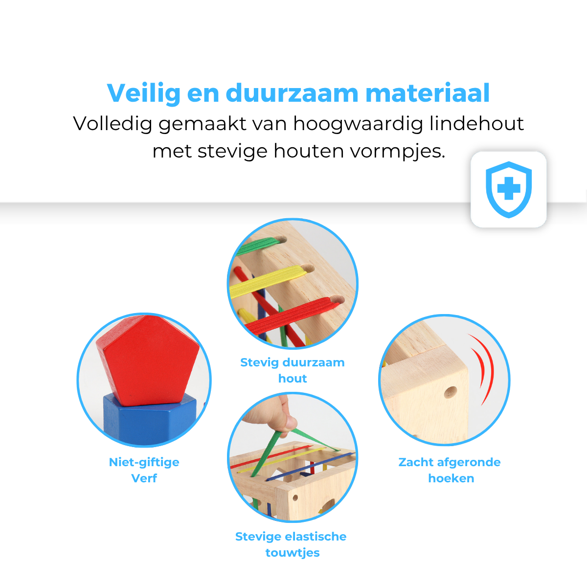 Mauzek Houten Activiteiten Kubus