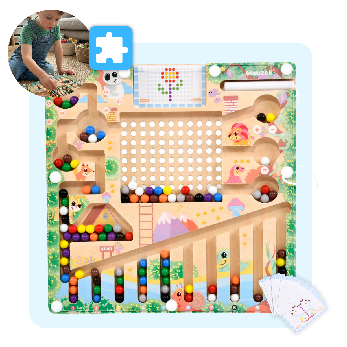 Mauzek Magnetisch Doolhof Bos