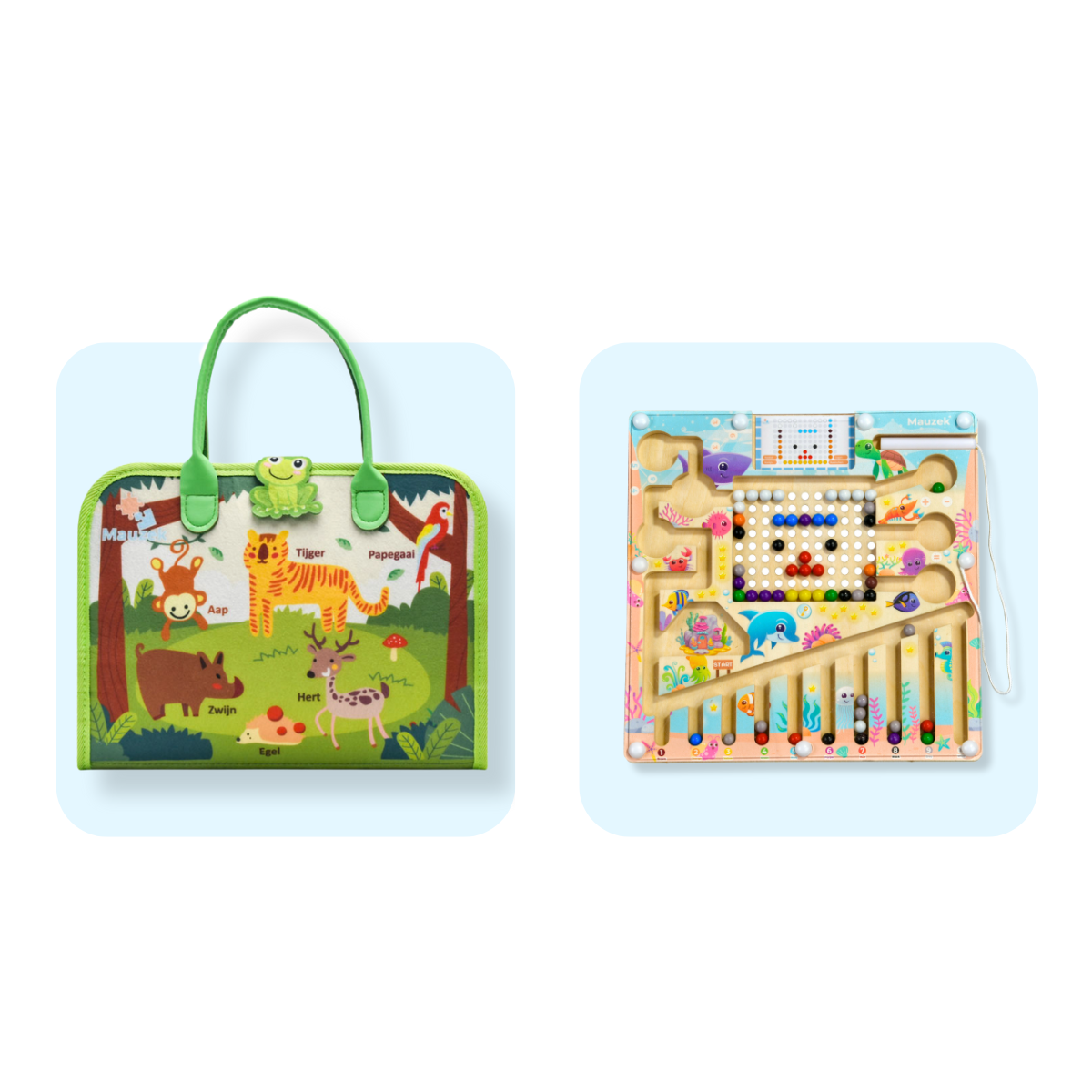 Mauzek® Bos Montessori Set – Speelbundel 2-in-1
