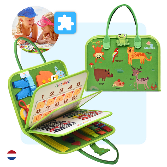 Mauzek® Busy Board - Nederlands - Montessori speelgoed