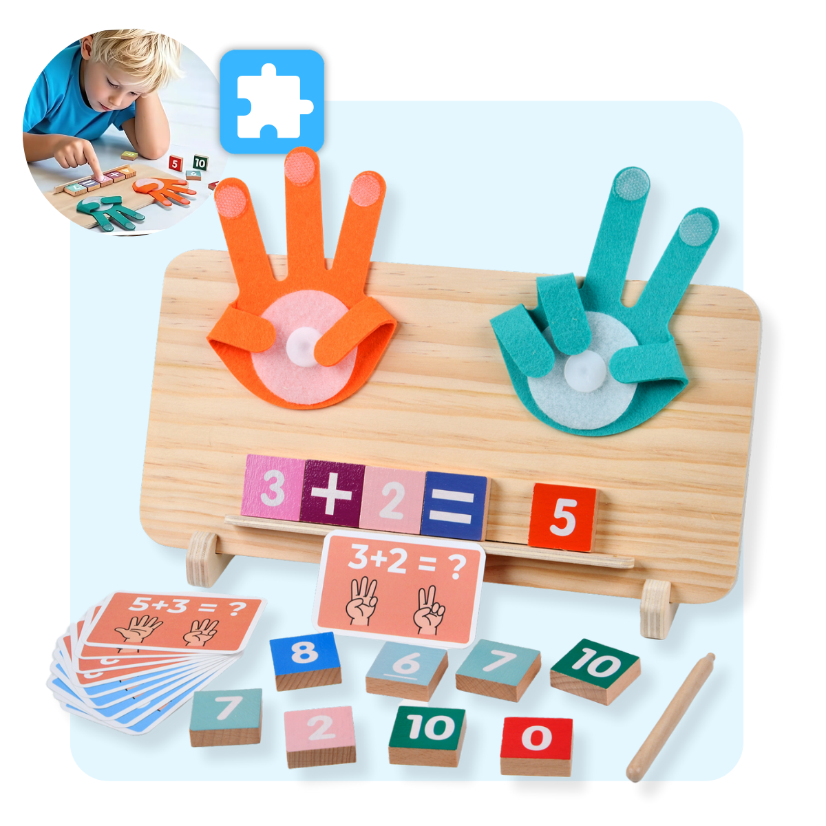 Mauzek® Montessori Ultieme Houten Mega Set – Educatieve Bundel 5-in-1