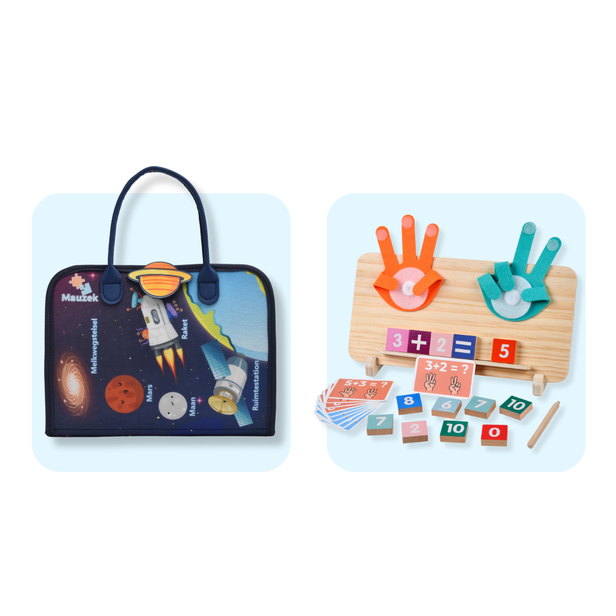 Mauzek Montessori Ruimte Duo Set – Educatieve Bundel 2-in-1