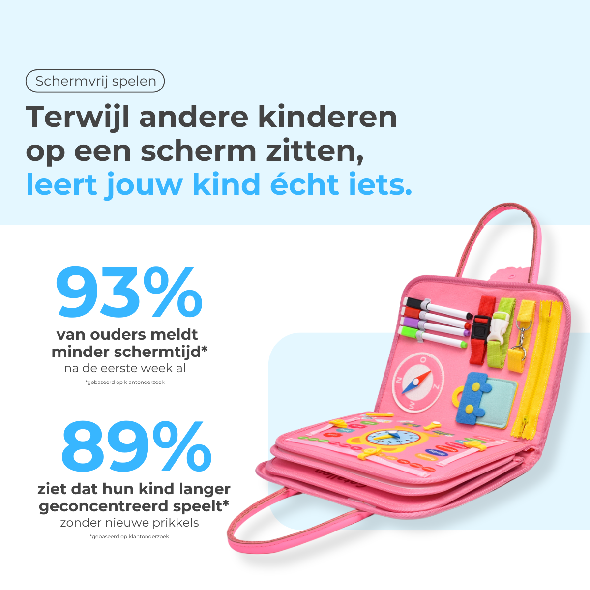 Mauzek Busy Board Fantasie - Activiteitenboek - Nederlands