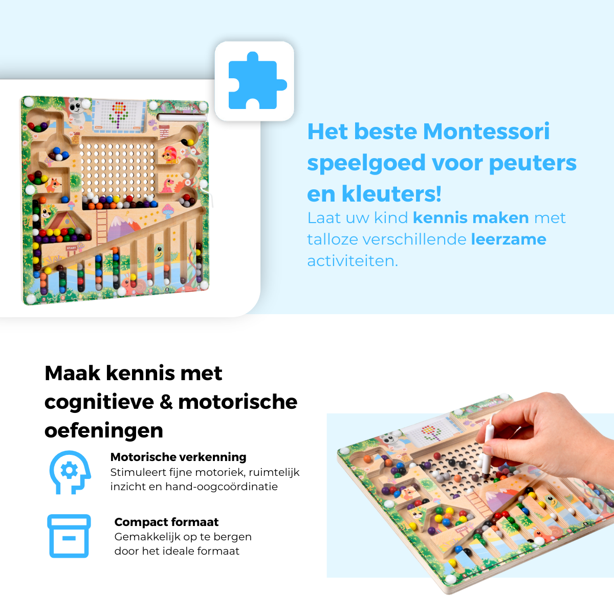 Mauzek Magnetisch Doolhof Bos