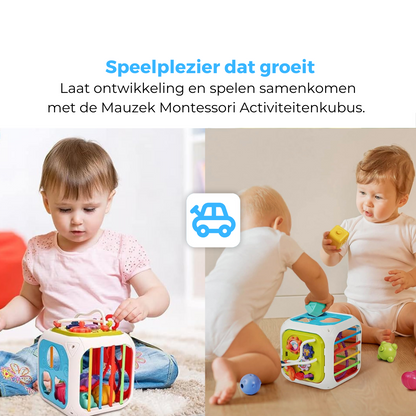 Mauzek® Montessori Activiteiten Kubus – Montessori Speelgoed