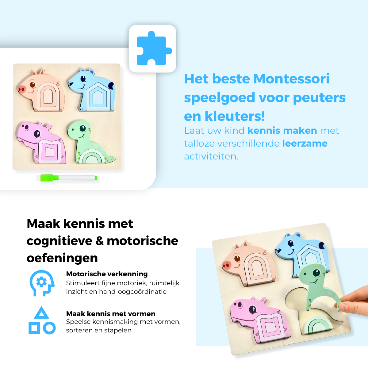 Mauzek® Vormenpuzzel