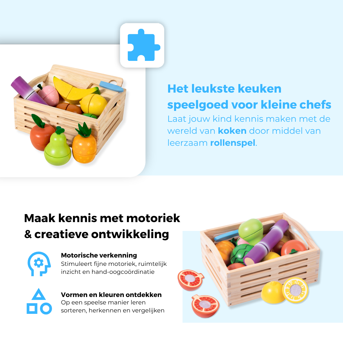 Mauzek Groente- en Fruitspeelset