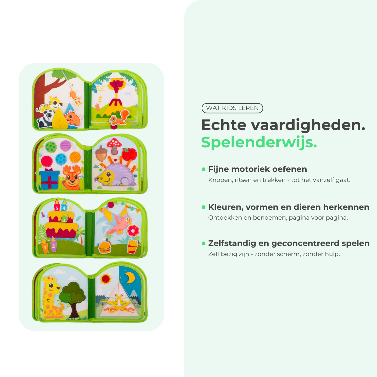 Mauzek Activiteitenboek - Bos Editie (1-3 jaar)