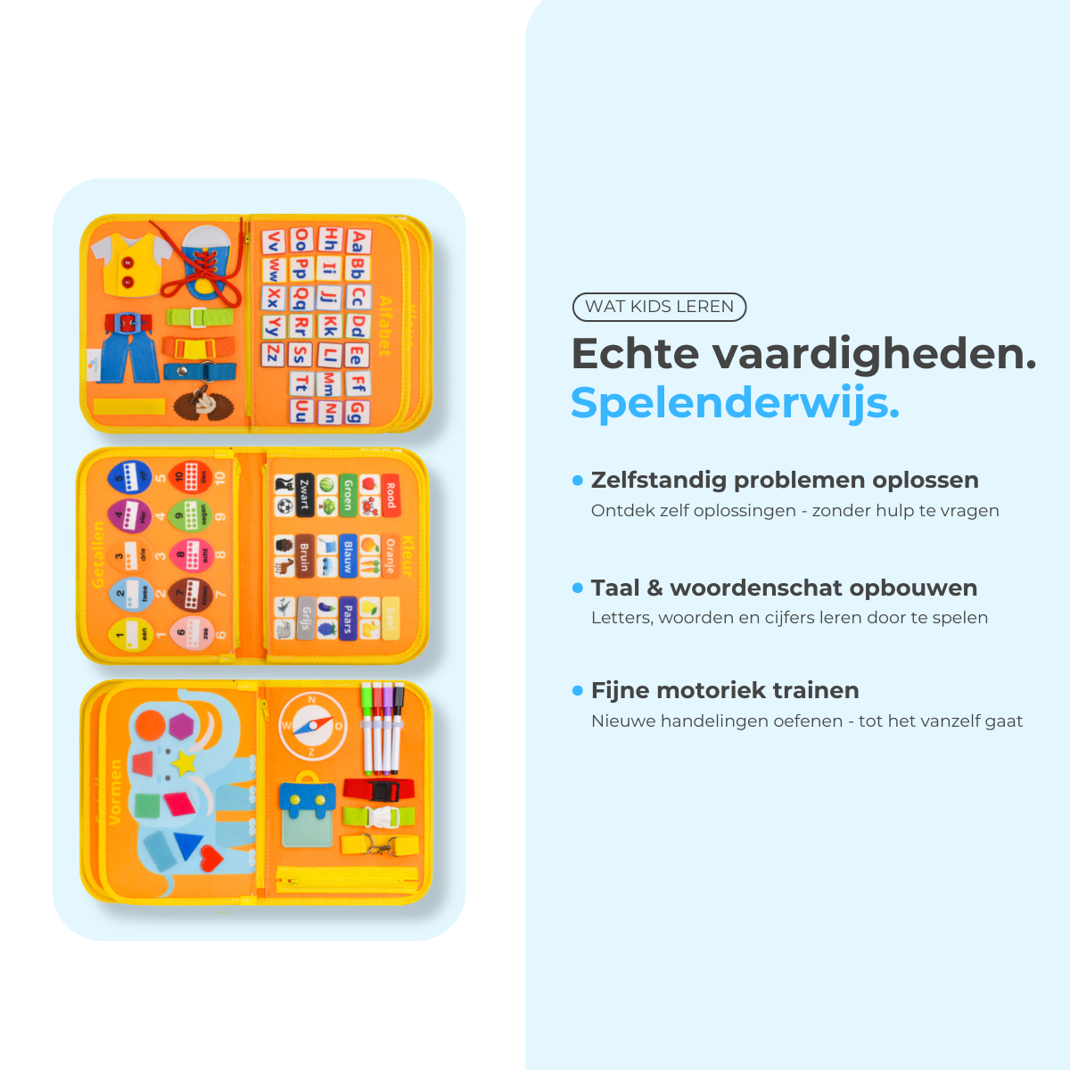 Mauzek Busy Board Savanne - Activiteitenboek - Nederlands